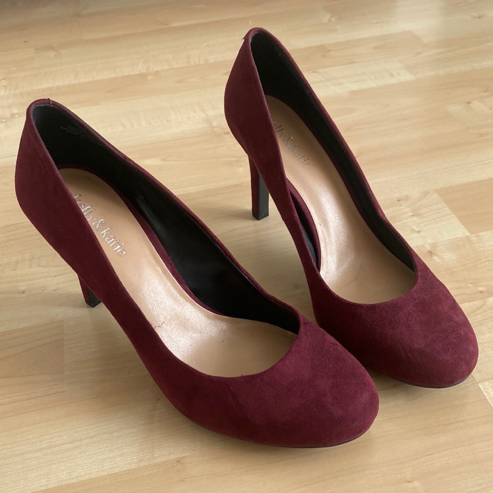 Maroon heels